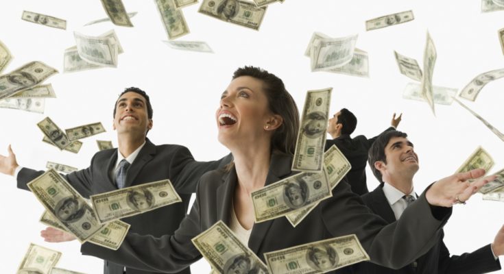Raining money