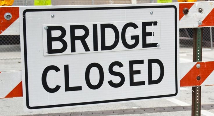 Bridge closed