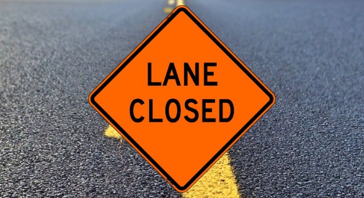 Lane Closure - Traffic Alert