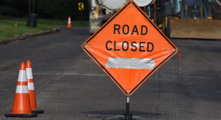 Road closed
