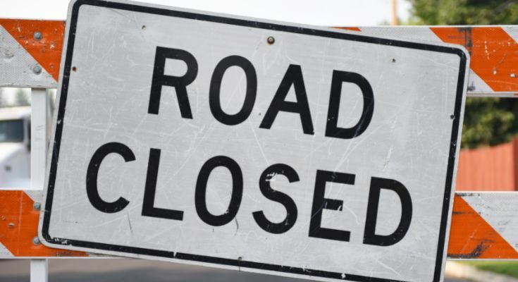 road closed