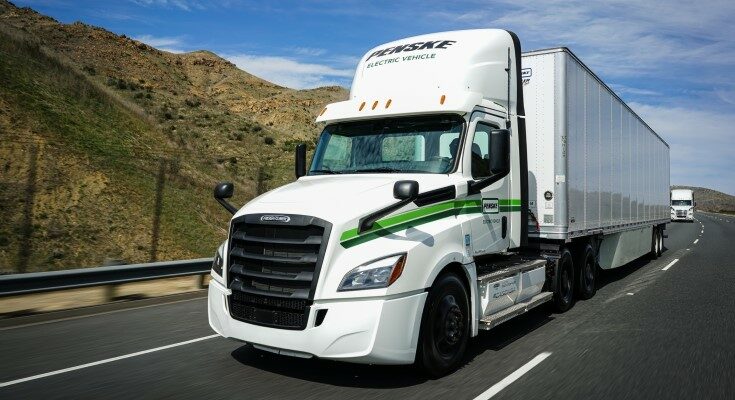 Penske Freightliner eCascadia