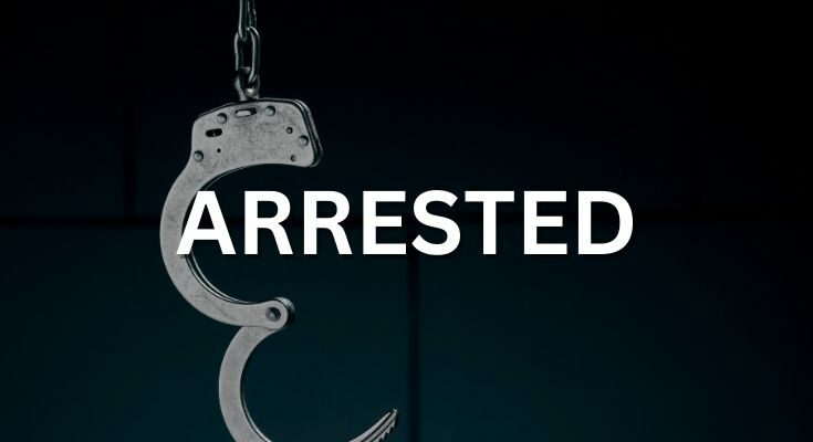 arrested