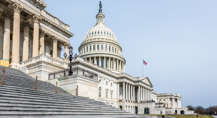 United States Capitol from House of Representatives