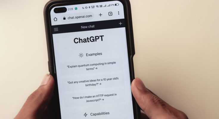 Webpage of ChatGPT