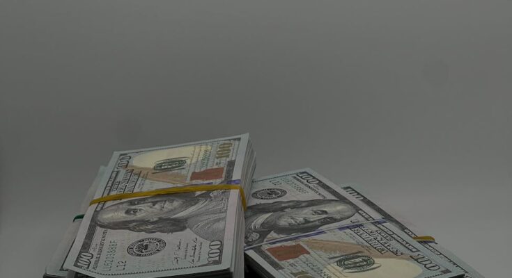 A stack of money