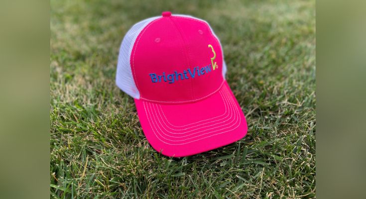 BrightView Landscapes special edition pink hats