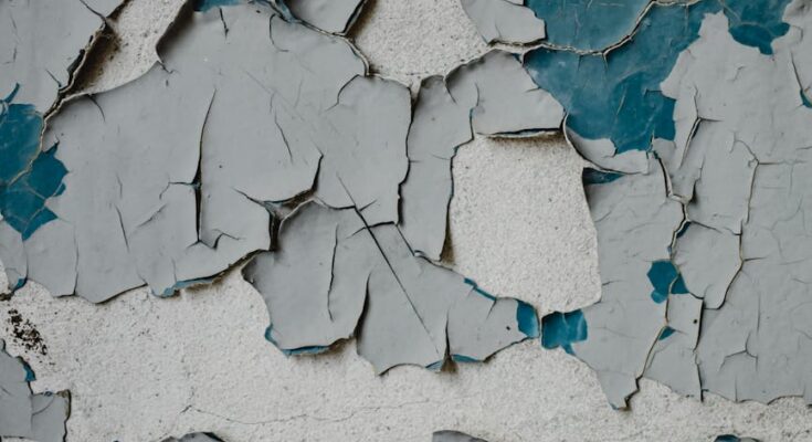 Cracked lead paint