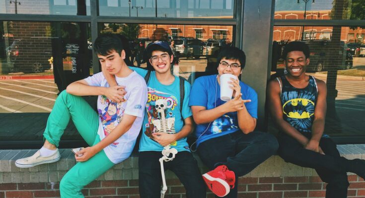 Four teens