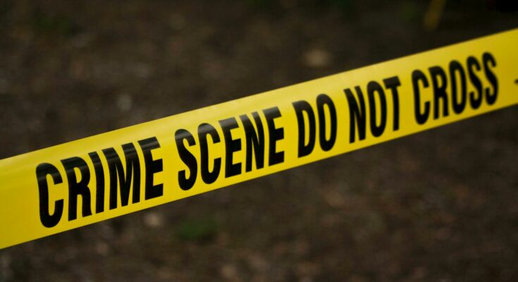 Crime scene do not cross signage