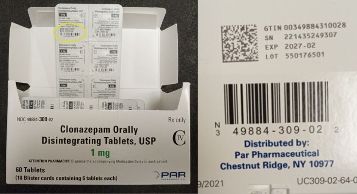 Clonazepam Orally Disintegrating Tablets