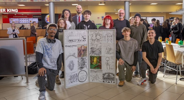 Cocalico High School art students