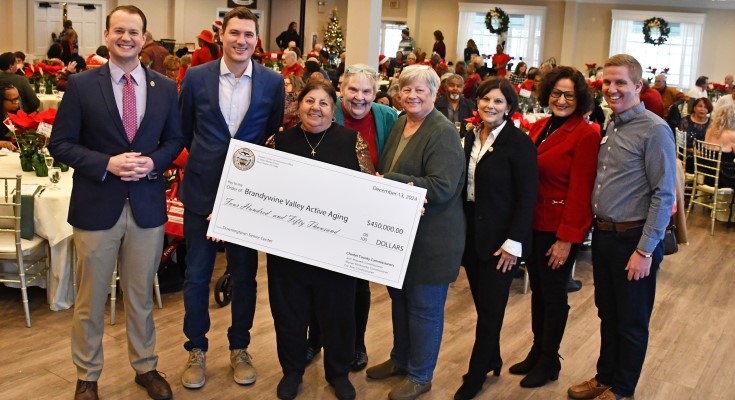 BVAA Downingtown Campus Senior Center Check Presentation 1