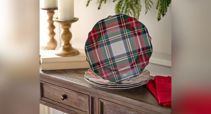 Mrs. H dinner plates exclusively for QVC