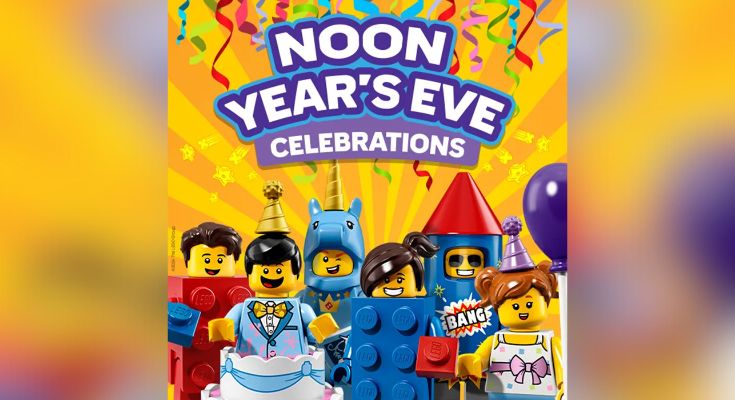 Noon Year's Eve Celebration at Legoland Discovery Center