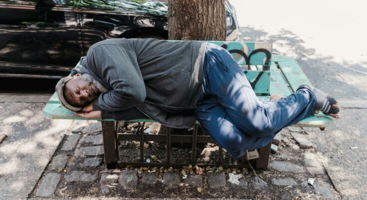 Homeless man