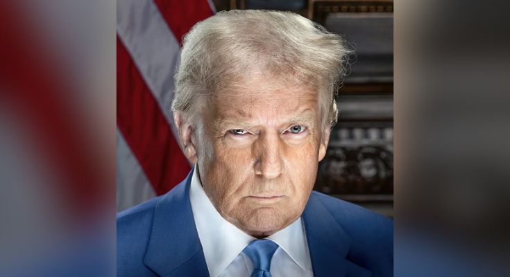 Donald J. Trump's official inauguration portrait