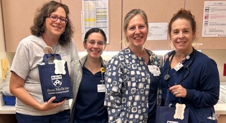 Nurse and Cancer Survivor Creates Care Bags for Patients at Chester County Hospital