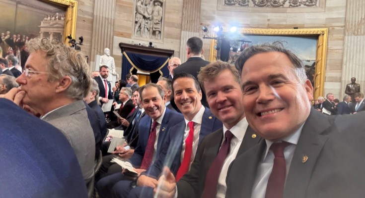 Senator Dave McCormick at President Trump's Inauguration
