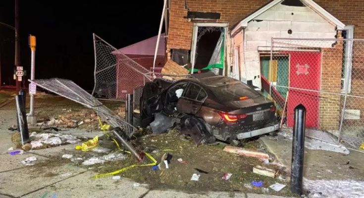 Vehicle Crashes into Newark Church