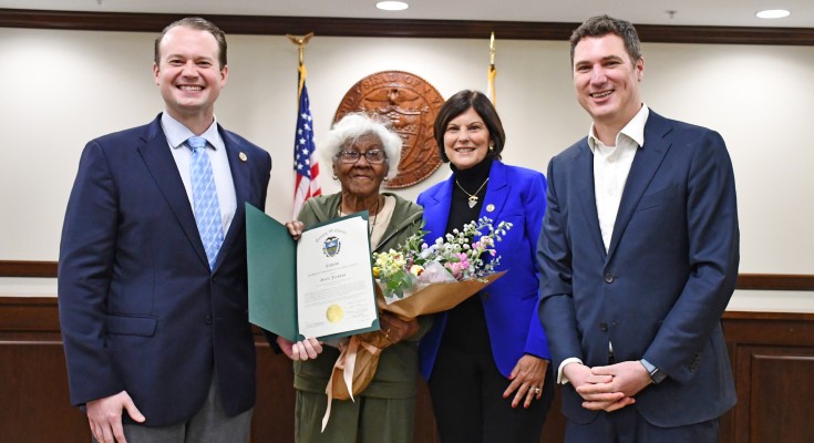 Gerri with Commissioners