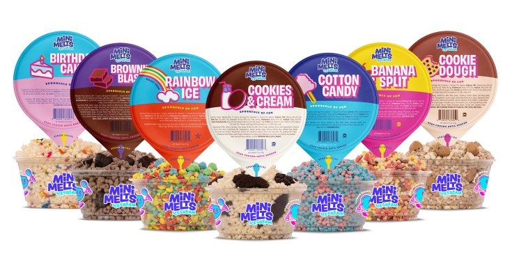 Complete lineup of premium beaded ice cream flavors from Mini Melts USA