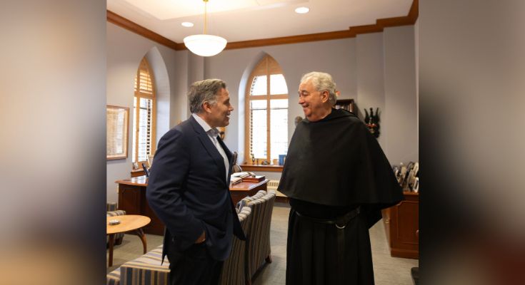 Senator Dave McCormick Meets Villanova University President