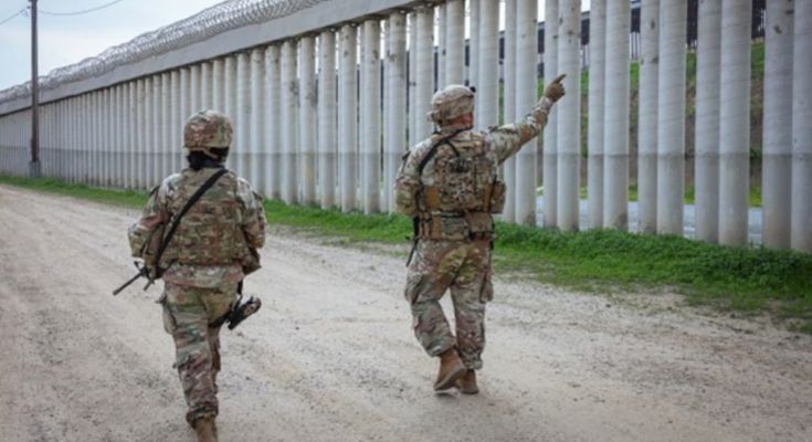 Service members assigned to Joint Task Force Southern Border
