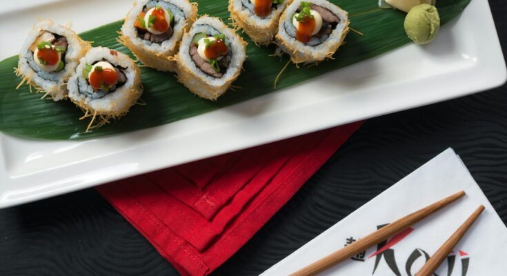 Plate of sushi