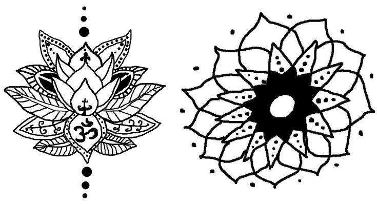 Tattoos on the victim’s body