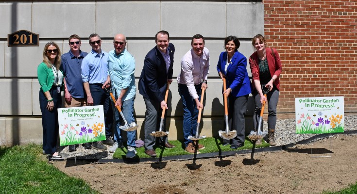 Chester County Breaks Ground on Pollinator Garden at County Justice Center