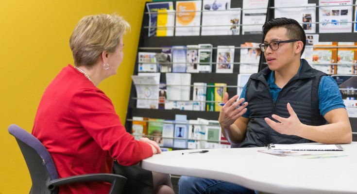 SCORE Mentor with client