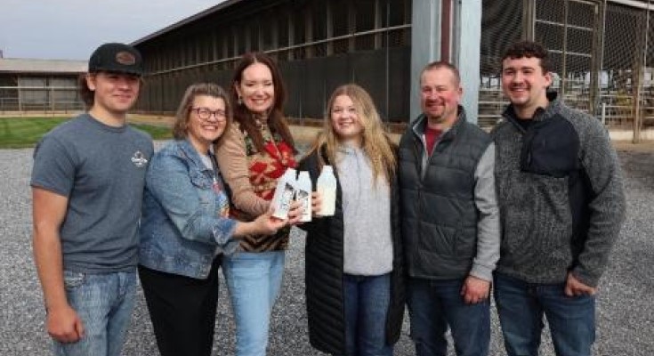Secretary Rollins Toured Talview Dairy