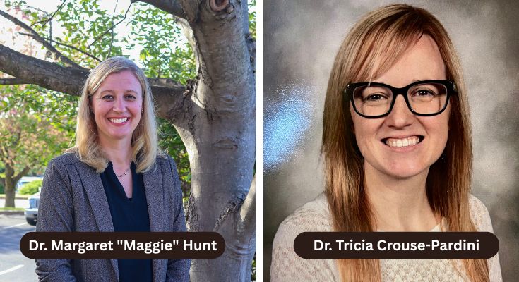 Dr Margaret Hunt and Dr Tricia Crouse-Pardini