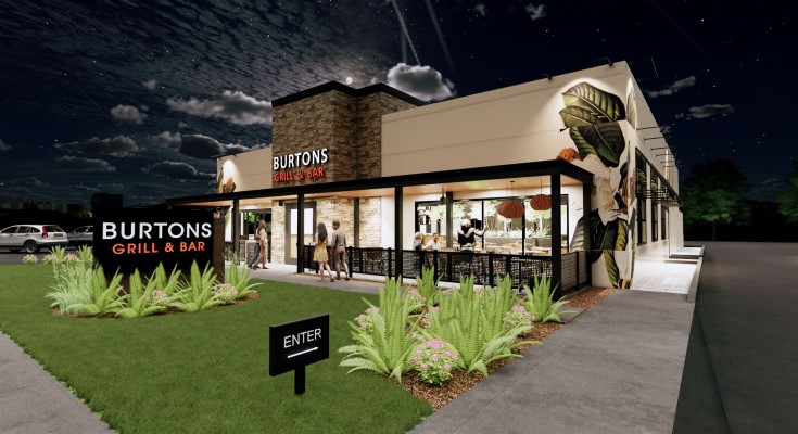 Exterior Rendering-Burtons Grill & Bar