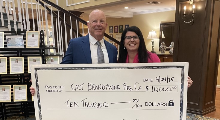 Freedom Village at Brandywine Supports East Brandywine Fire Company with $10,000 Donation