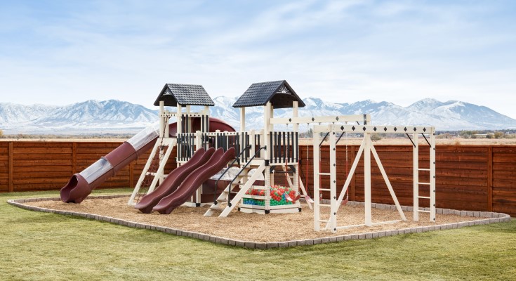 King Swings Cosmic Launcher Swing Set