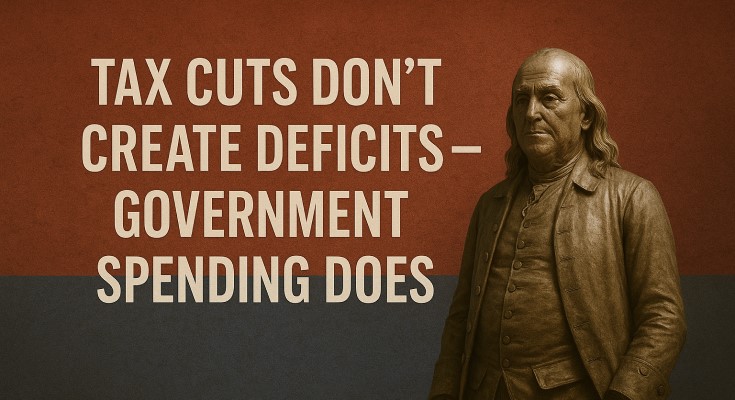 Tax Cuts Don’t Create Deficits — Government Spending Does