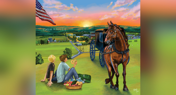 Elverson PA mural