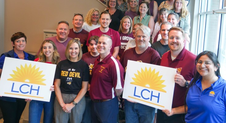 Donations & Volunteers visited LCH