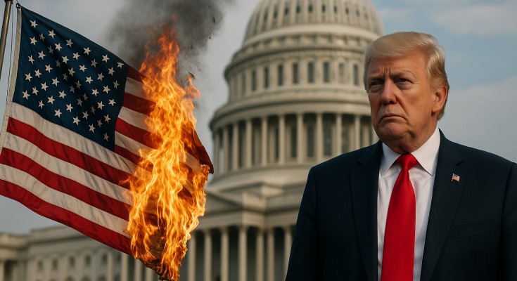 Trump Flag Burning Response
