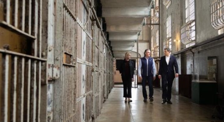 Secretary of the Interior Doug Burgum and Attorney General Pam Bondi Visit Alcatraz Island