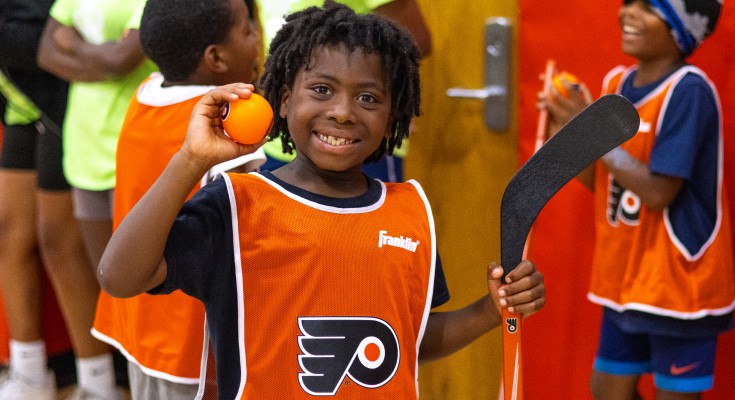 Summer Camp Philadelphia Flyers Visit