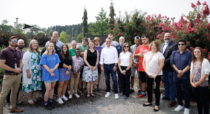 Governor Josh Shapiro and Labor & Industry Secretary Nancy A. Walker visited Lancaster County