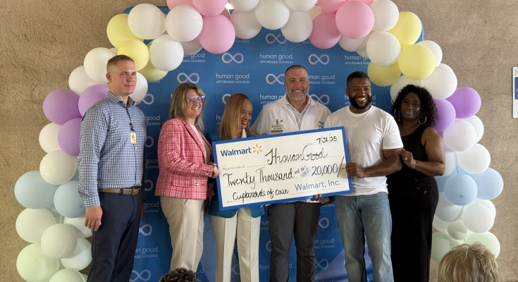 Walmart Presents $20,000 Donation to Support HumanGood's Cupboards of Care