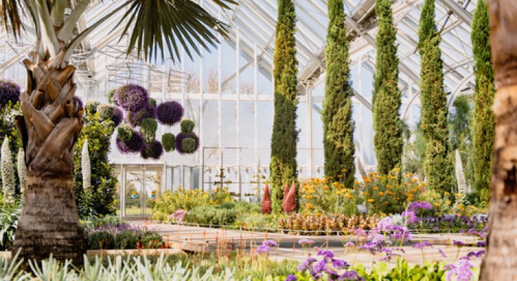 The interior of the recently opened West Conservatory