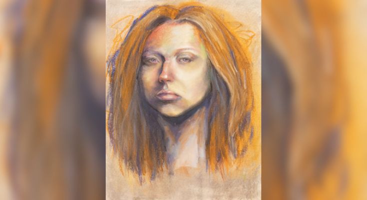 Artwork by Rosanna Myers, pastel on paper, 2025. Courtesy DCCC.