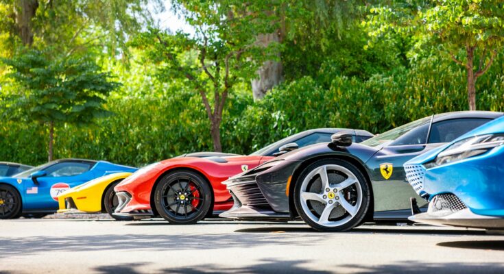 Luxury sports cars