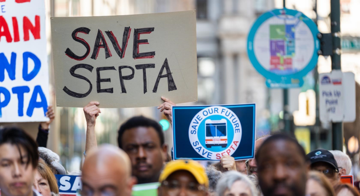 SEPTA rally