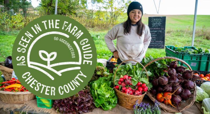 As Seen in the Chester County Farm Guide stamp